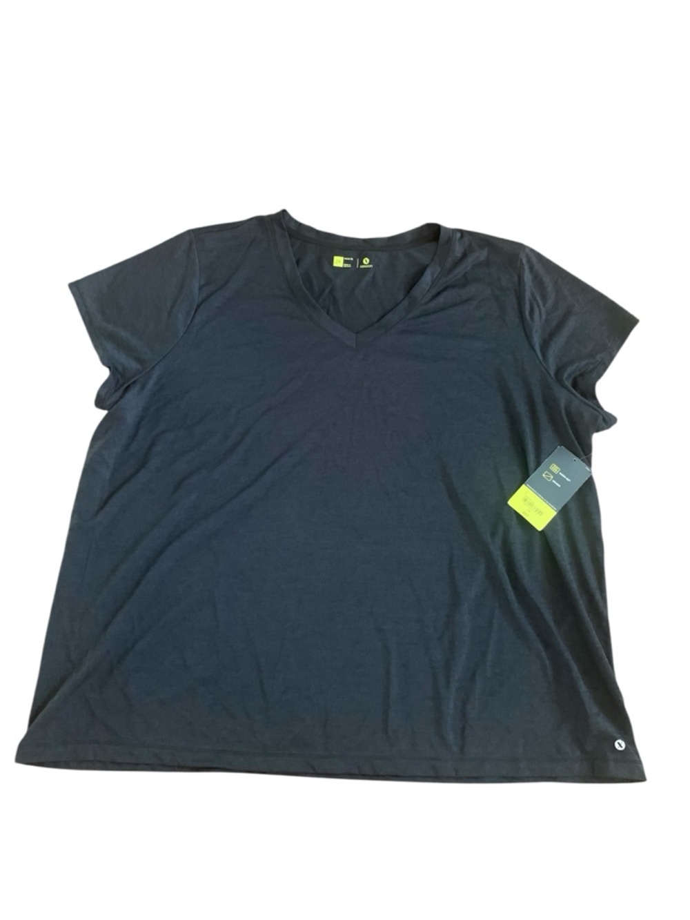 Xersion Women’s Short Sleeve T -Shirt Quick-Dri Stretch in Black Size 2X NWT